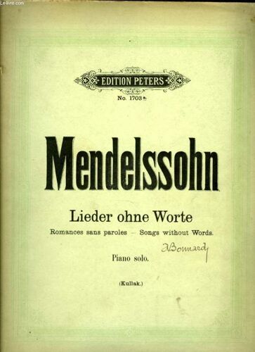 Mendelssohn - Lieder Ohne Worte