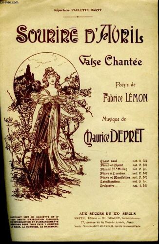 Sourire D'avril  Valse Chantee