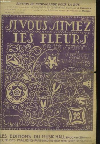 Si Vous Aimez Les Fleurs