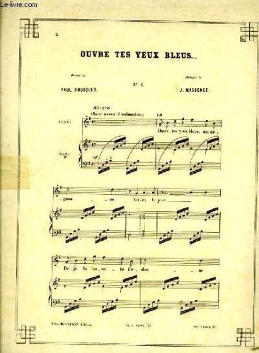 Ouvre Tes Yeux Bleus... N°4