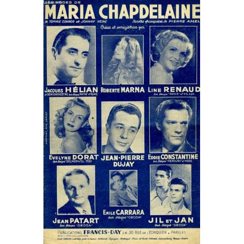 Les Noces De Marie Chapdelaine