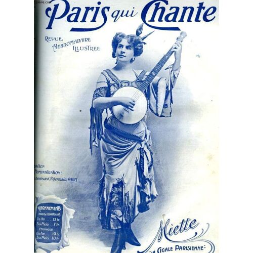 Paris Qui Chante 2ème Année N° 91 English Et Mouckère Par I. Pontio, As Tu Gardé Mon Bouquet Par E. Daulnay, Rêves À Deux Par Piccolini, Pour Qui? Par A.L. Egbers, Il M'en Faut Beaucoup Par ...