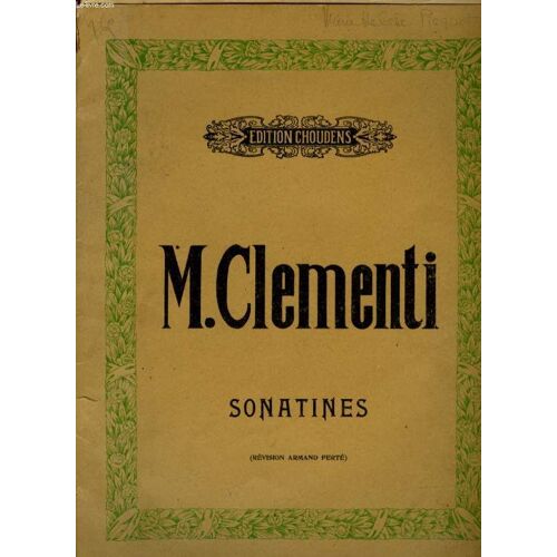 Sonatines Op 36, 37, 38;