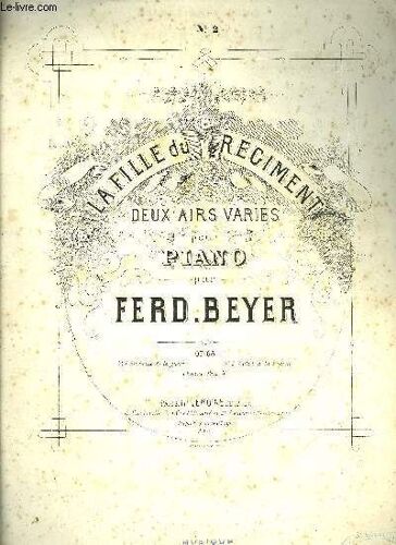 La Fille Du Regiment, Deux Airs Varies