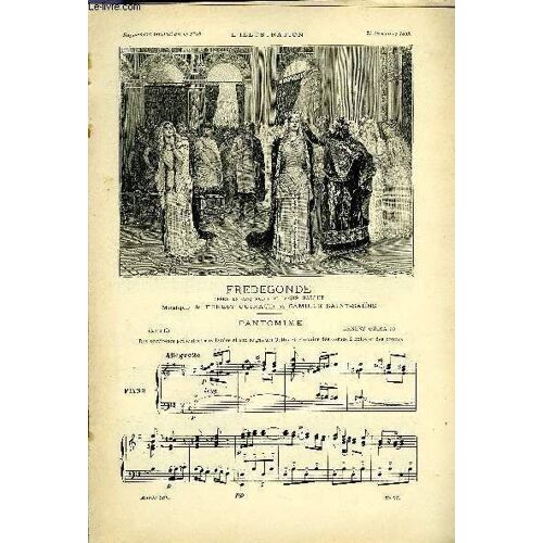 Supplement Musical Au N°2756 De L'illustration