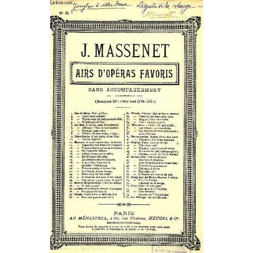 Le Jongleur De Notre-Dame - Airs D'operas Favoris