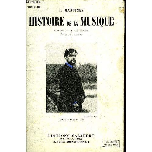 Histoire De La Musique Tome Iii