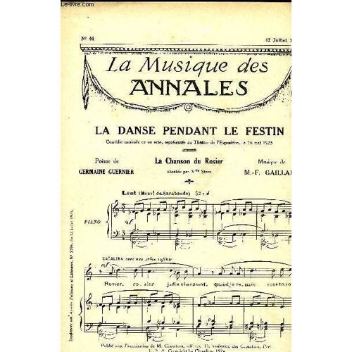 La Musique Des Annales N°44 La Danse Pendant Le Festin