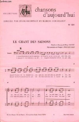 Le Chant Des Saisons