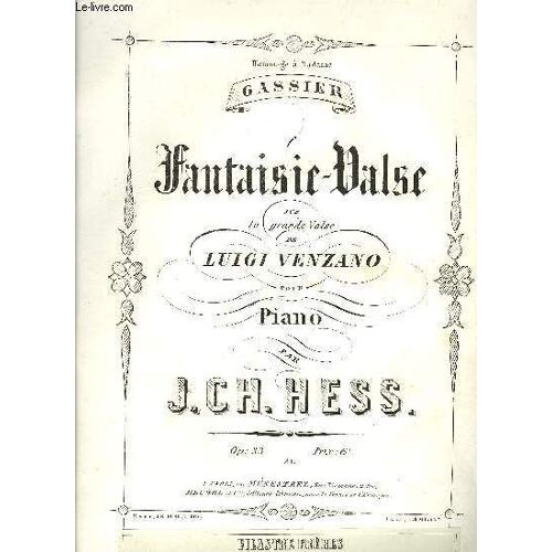 Fantaisie-Valse Sur La Grande Valse De Luigi Venzano