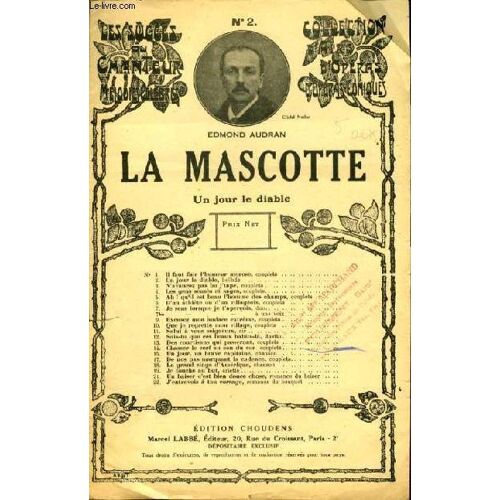 N°2 1er Couplet Extrait De La Mascotte Partition Pour Le Chant