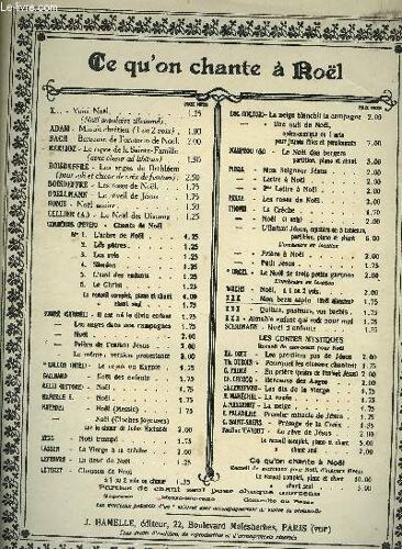 Mon Beau Sapin Noël Pour Chant Et Piano £