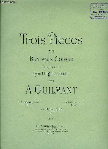 Trois Pieces De Benjamin Godard