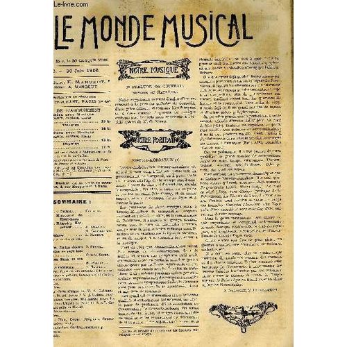 Le Monde Musical 20e Annee N°12 Rimsky-Korsakow