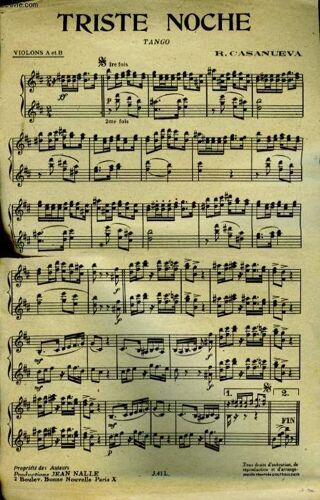 Triste Noche ( Tango) / Carnaval ( Tango Milonga)