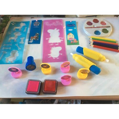 loisirs créatifs pepa pig + pat patrouille