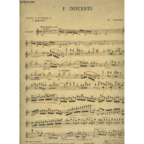 1er Concerto Pour Violon