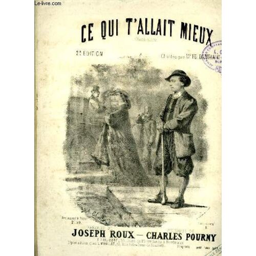 Ce Qui T'allait Mieux  Partition Pour Piano Et Chant 2e Edition