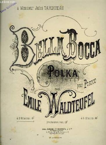 Bella Bocca Polka Pour Piano
