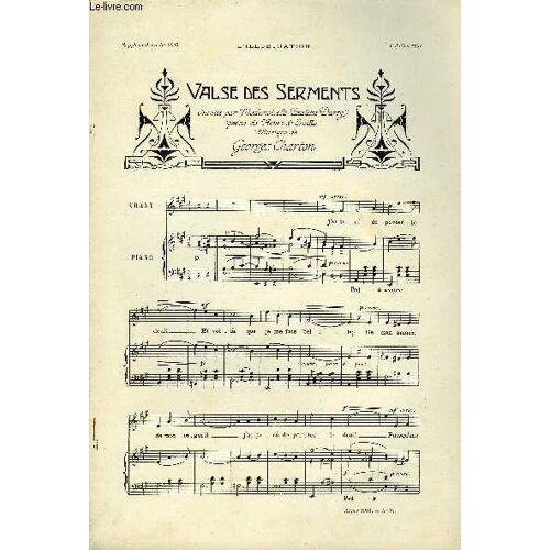 Supplement Musical Au N°3045 De L'illustration