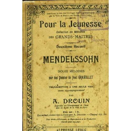 Pour La Jeunesse: Douze Mélodies,