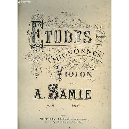 Etudes Mignonnes Pour Violon
