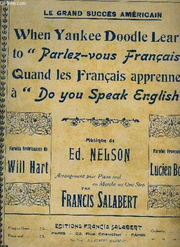 When Yankee Doodle Learns To Parlez-Vous Francais (Quand Les Francais Apprennent A Do You Speak English