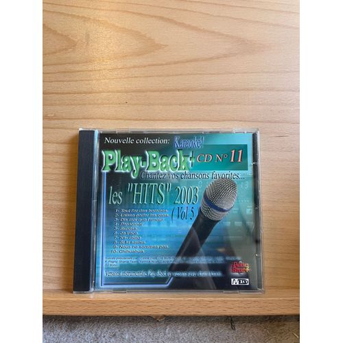 Cd Karaoke Play-Back N°11 Hits 2003 / Volume 5 Audiostud+