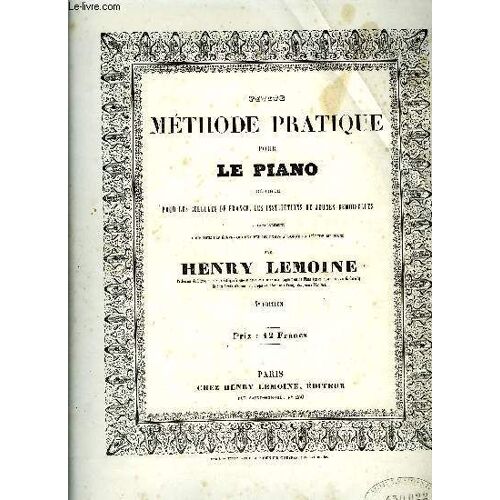 Petite Methode Pratique Pour Le Piano