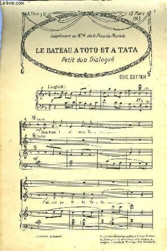 Le Bateau A Toto Et A Tata