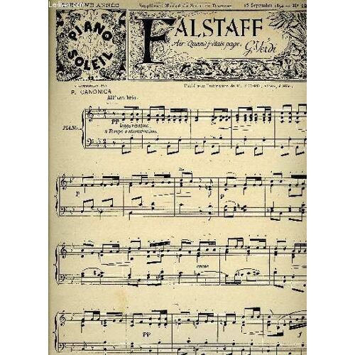 Piano Soleil 16 Septembre 1894, N°12