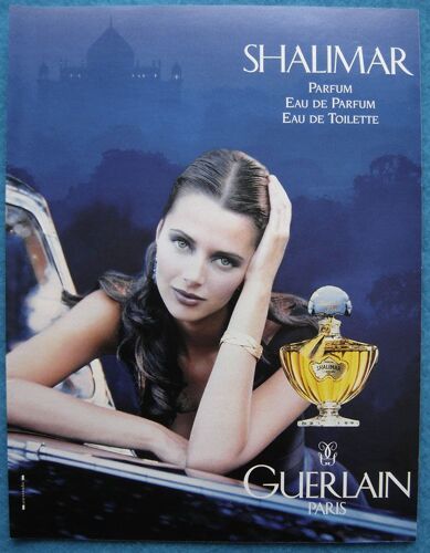 Publicité Papier - Parfum "Shalimar" De Guerlain De 1997