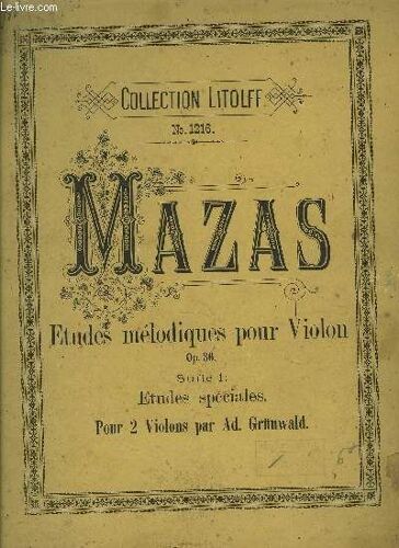 Etudes Melodiques Pour Violon