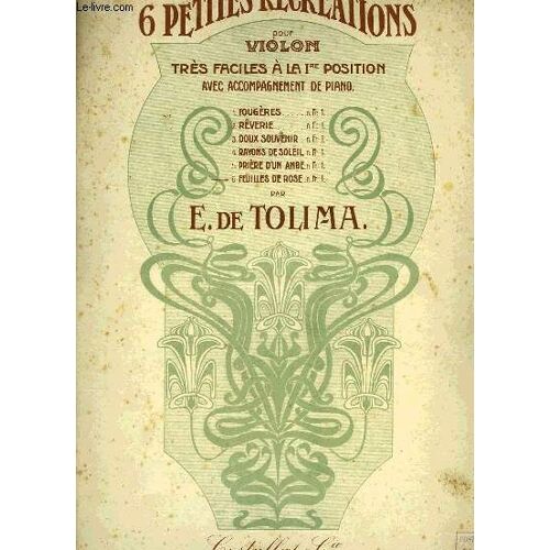 6 Petites Recreations Pour Le Violon