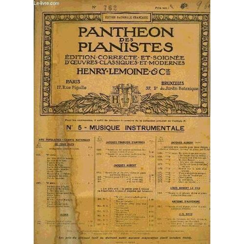 Pantheon Des Pianistes N°762