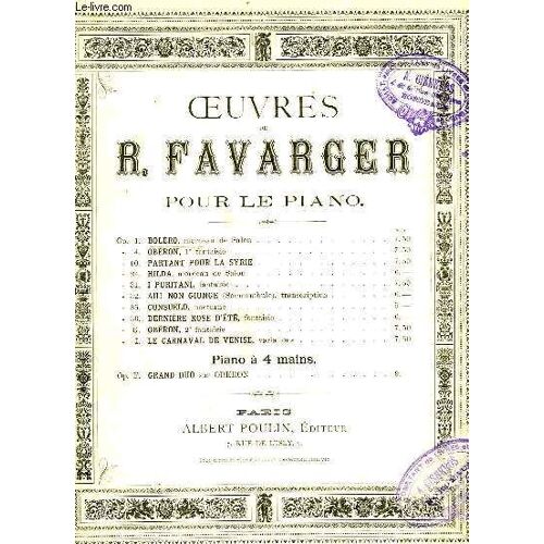 Oeuvres De R. Favarger