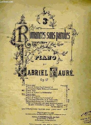 Romances Sans Paroles