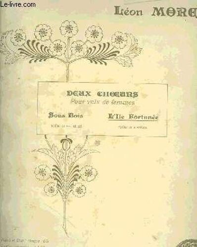 Deux Choeurs Pour Voix De Femme