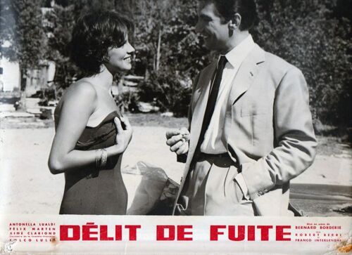 Délit De Fuite : Photo Cartonnée D'exploitation Cinématographique - Format 24x29 Cm - De Bernard Borderie Avec Antonella Lualdi, Félix Marten, Aimé Clariond, Folco Lulli - 1959 #