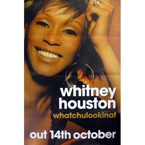 Whitney Houston - What U Looking At - Affiche / Poster Envoi En Tube