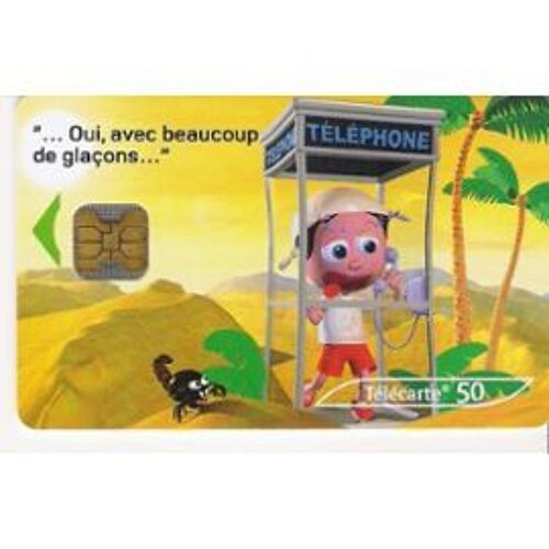 Télécarte - 50 Unites - "...Oui,Avec Beaucoup De Glacons...". 200000 Cabines Bientot Dans Le Desert . Carte N°3/6.