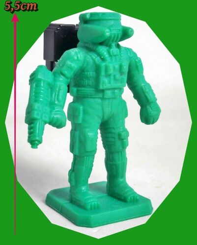 Pièce De Rechange - Jeu Omega Virus - Figurine Commando Techsuit Vert - 1992