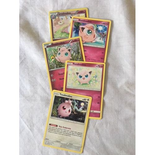(71) Toudoudou + 3x Rondoudou + Grodoudou Pokemon