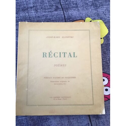 Récital: Poèmes