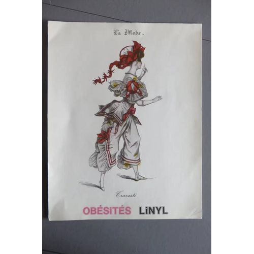 Affiche Pubicité Linyl Obésités Travesti