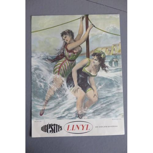 Affiche Publicité Linyl Litho De Bettannier/2