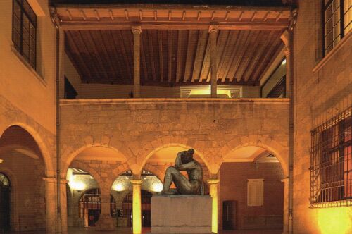Carte Postale Couleur Perpignan - 66 - Pyrenees Orientales - Hotel De Ville - Patio Interieur