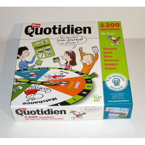 Jeu "Mon Quotidien"