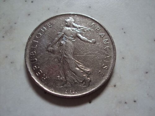 Pièce De 5 Francs Nickel Semeuse De 1978.