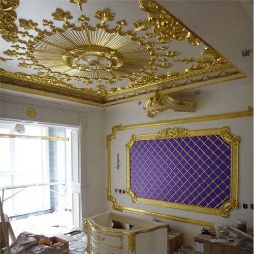 100 Pièces Feuilles Pur 24k Feuille D'or Feuille Anti-Vieillissement Dorure Pour Décorations Alimentaires Bricolage À La Main Scrapbooking Artisanat Décoration
